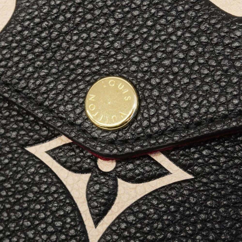 Louis Vuitton Monogram Empreinte Bicolor Pochette Felicie M80482 Black Beige ... - Picture 6 of 7